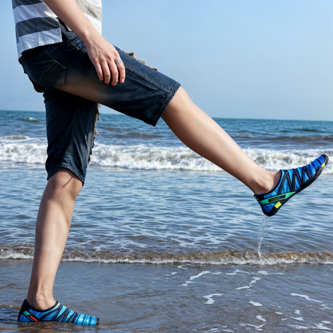 Bequeme AquaFlex Badeschuhe, atmungsaktiv & schnelltrocknend, leicht und ideal für Sommer.