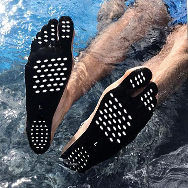 Unisex Barfuß-Haftsohlen für Outdoor, Strand & Pool. Wasserdichter, rutschfester Fußschutz für maximale Freiheit.