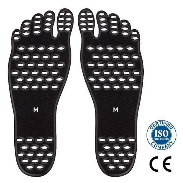 Genießen Sie Sommer & Outdoor barfuß mit diesen wasserdichten, rutschfesten Haftsohlen. Optimaler Fußschutz für Strand.