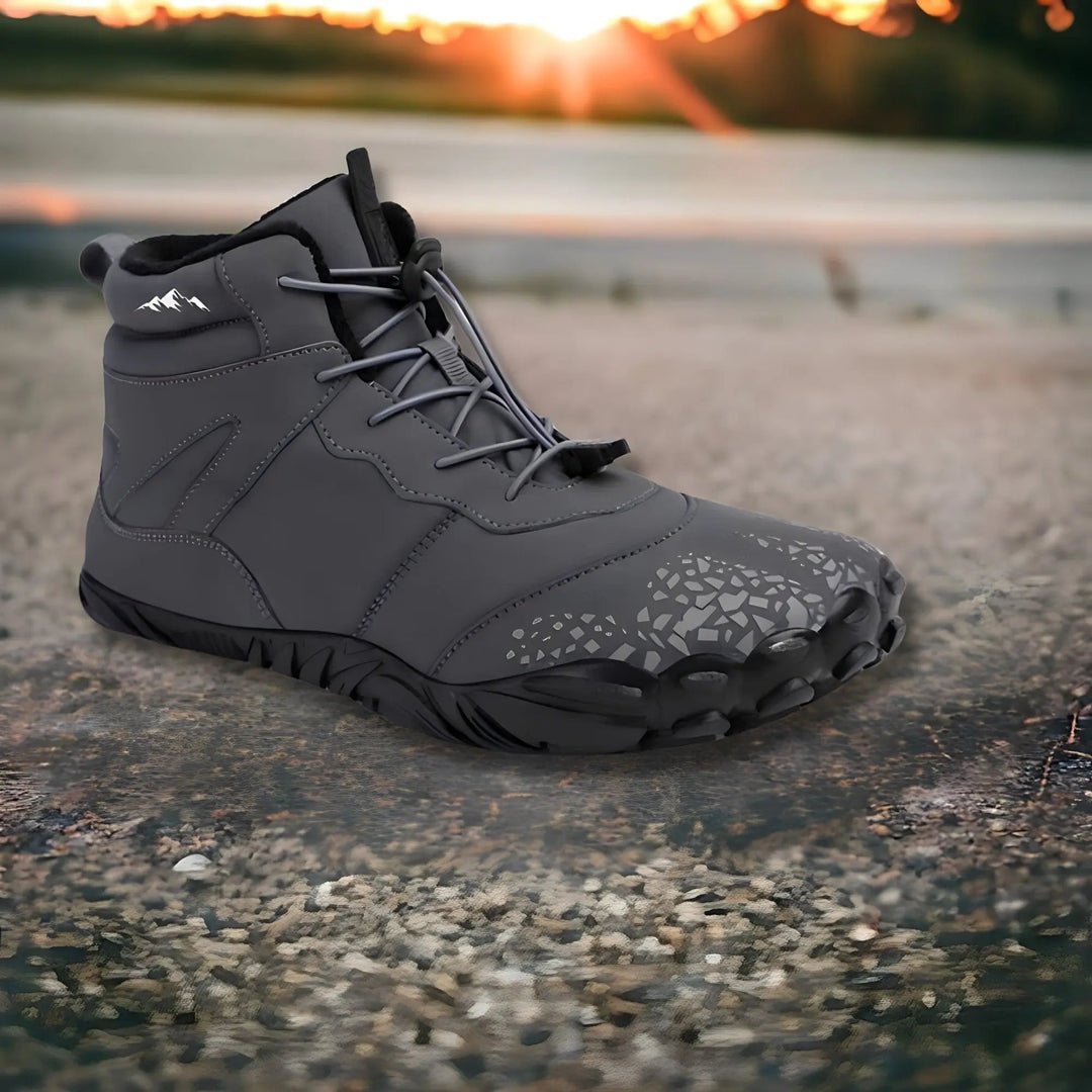 Unisex Barfußschuh Bailey mit ergonomischer breiter Zehenbox, perfekt für Damen und Herren im Alltag und Outdoor.
