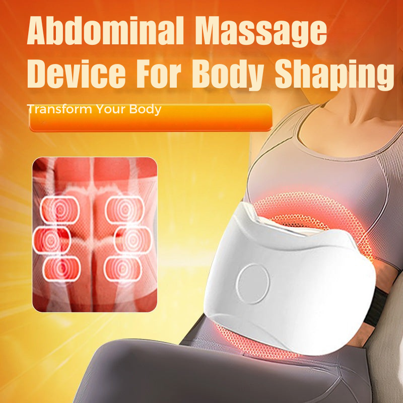 Kabelloses Bauchmassagegerät mit Wärmefunktion & Vibrationsmassage zur Verdauungshilfe & Wohlbefinden.