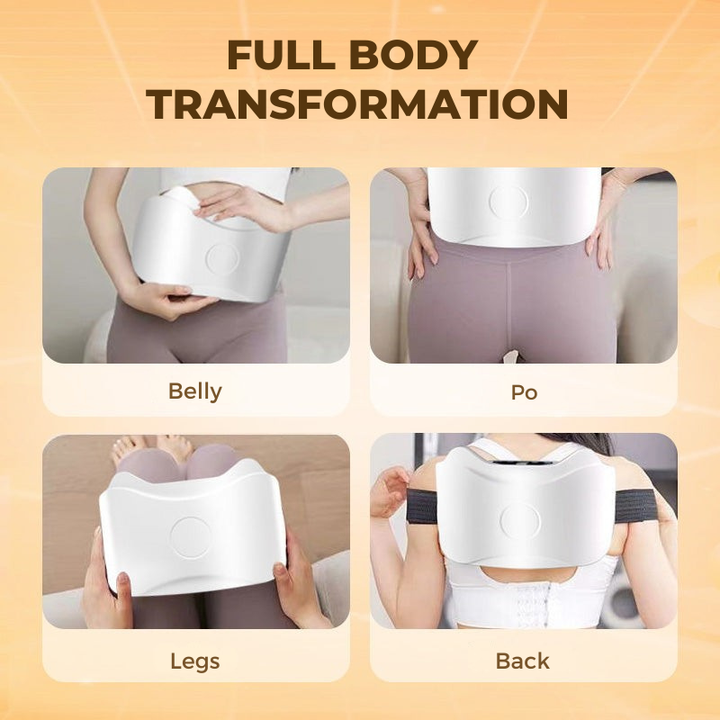 Kompaktes Bauchmassagegerät mit angenehmer Wärmemassage & Vibration zur Förderung des Wohlbefindens.
