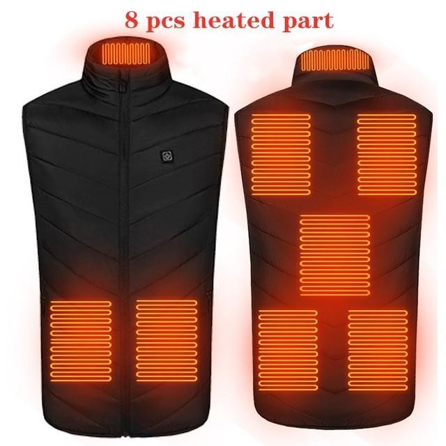 Zuverlässiger Kälteschutz: Diese beheizbare Outdoor-Weste hält Sie im Winter stets warm.