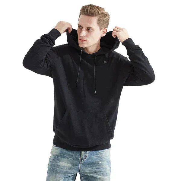 Vielseitiger unisex beheizter Hoodie, ideal als warmer Pullover für alle Jahreszeiten und Outdoor-Abenteuer.
