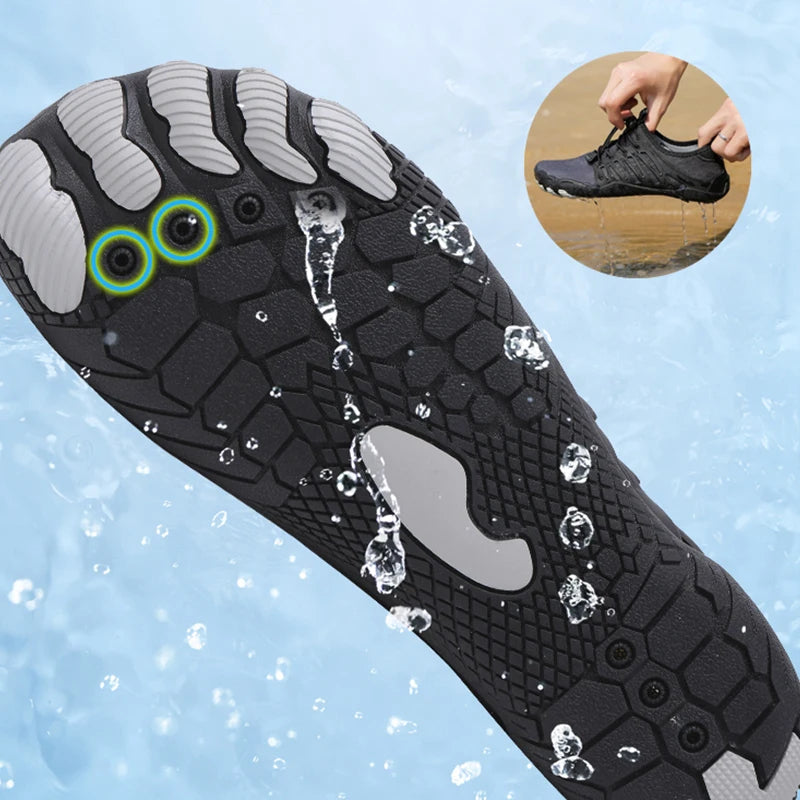 Seitenansicht der leichten BioStride PRO 2.0 Barfußschuhe, entworfen für maximale Flexibilität und Komfort.