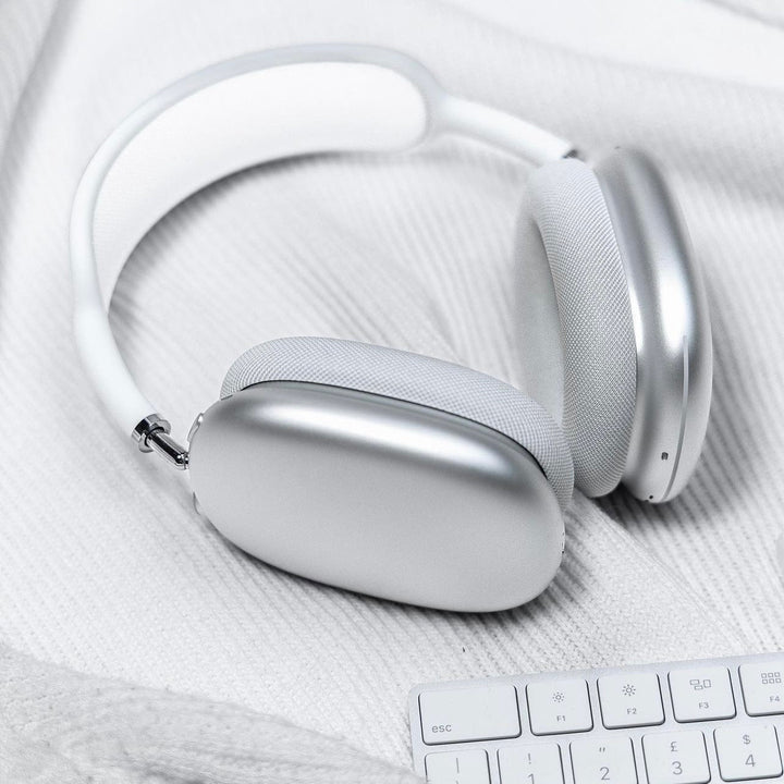 Stylische Bluetooth Kopfhörer, Over-Ear, mit aktiver Geräuschunterdrückung & Gedächtnisschaum-Polsterung.