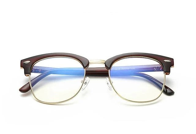 Spezielle Anti-Blaulicht Computerbrille für Herren und Damen; schützt Augen beim Arbeiten und Zocken.