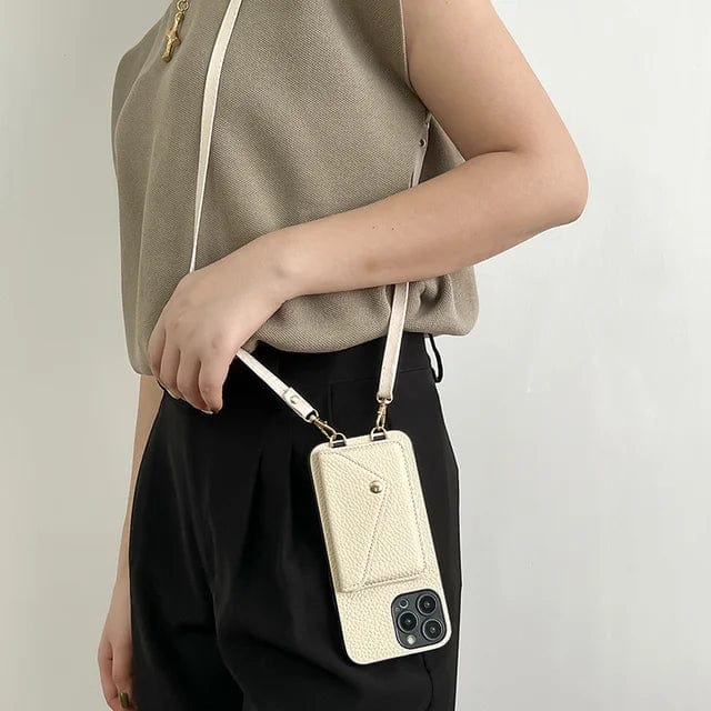 Schützende Smartphone-Hülle zum Umhängen mit Kartenhalter – das smarte Unisex Accessoire.