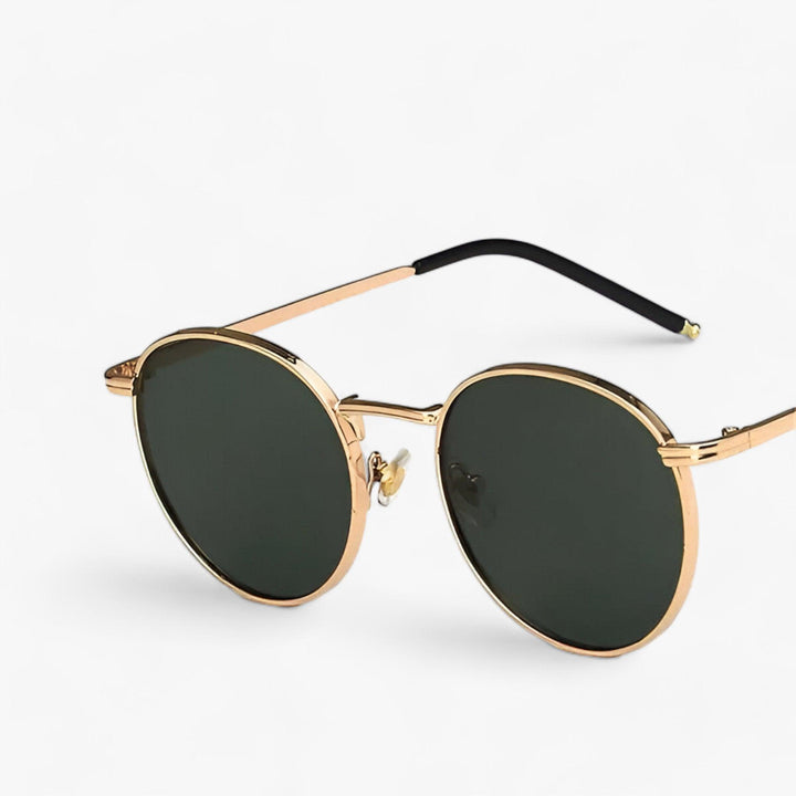 Exklusive Designer Sonnenbrille Nova mit Rundgläsern für Damen & Herren, mit UV-Schutz.