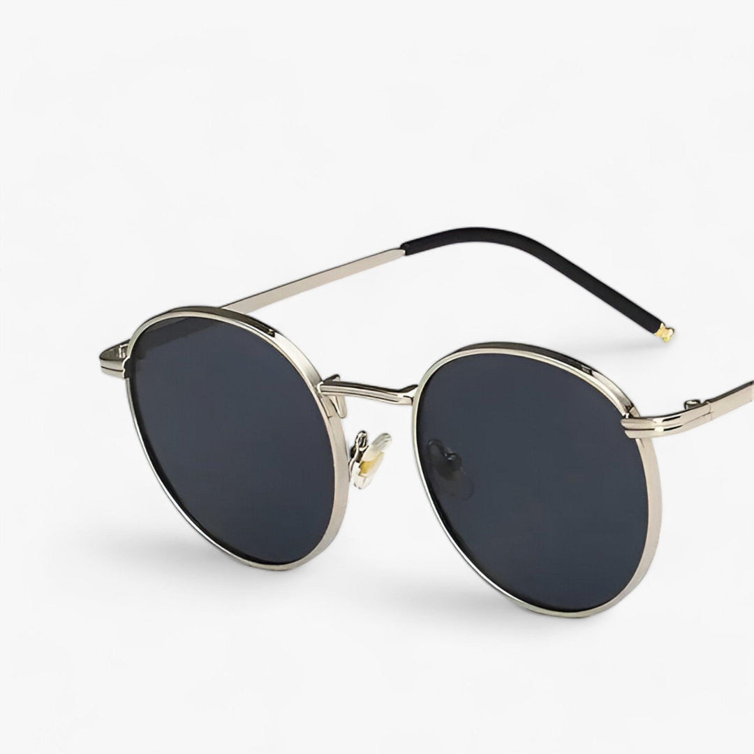 Moderne Unisex Designer Sonnenbrille Nova mit Rundgläsern, trendy und mit UV-Schutz.