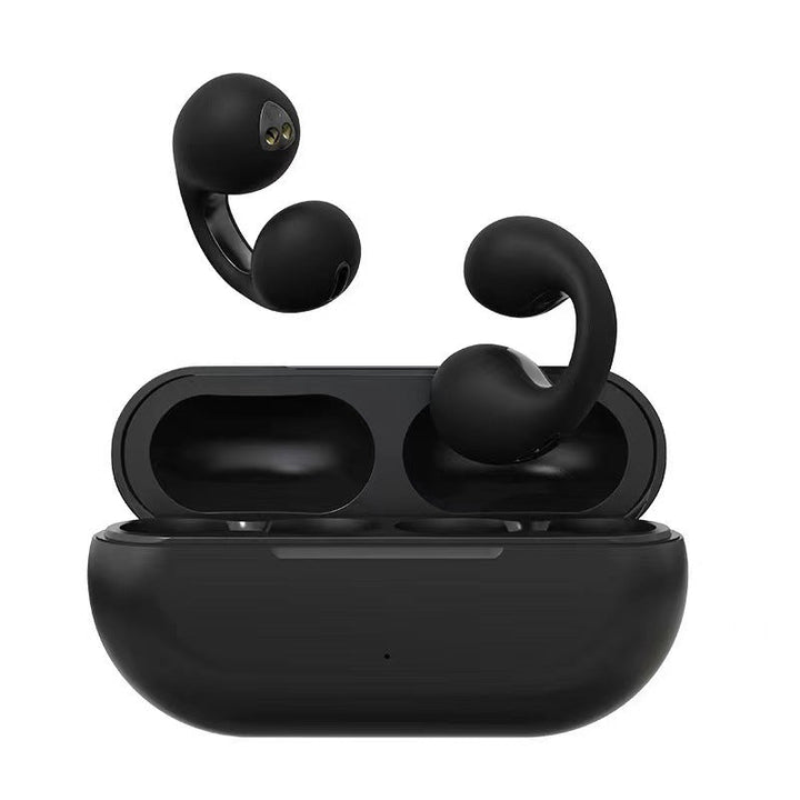 Weiße wireless Bluetooth Sport-Kopfhörer, wasserdicht, für Fitness, Musik und Outdoor-Abenteuer.