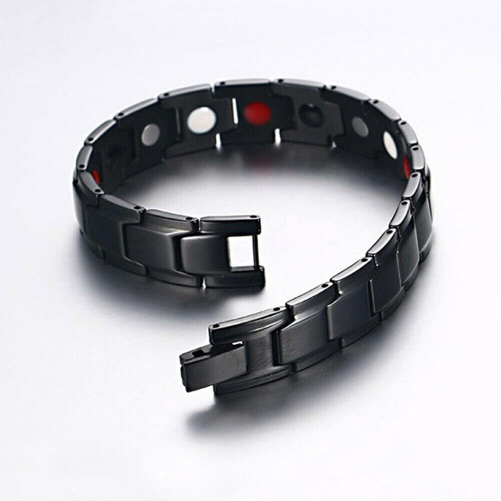 Elegantes Magnetarmband für Damen & Herren mit Neodym, Infrarot & negativen Ionen zur Gesundheit.