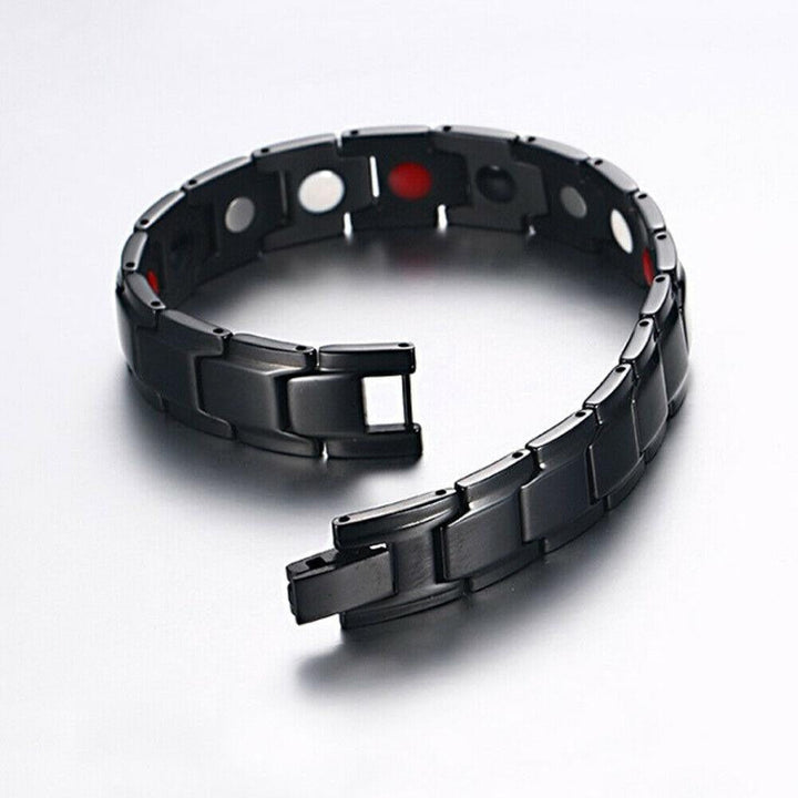 Elegantes Magnetarmband für Damen & Herren mit Neodym, Infrarot & negativen Ionen zur Gesundheit.