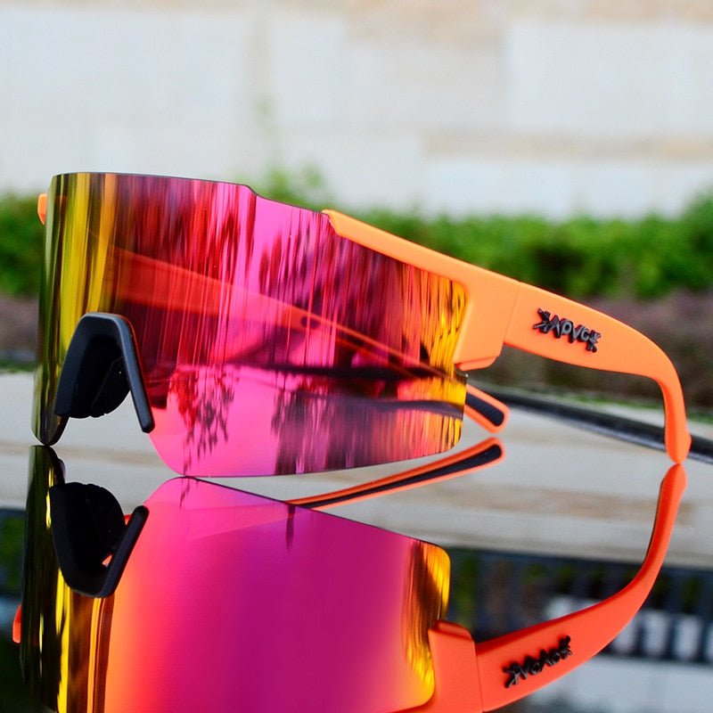 Stylische Fahrradbrille mit UV-Schutz und Blendschutz für Herren und Damen, perfekt für den Sport.