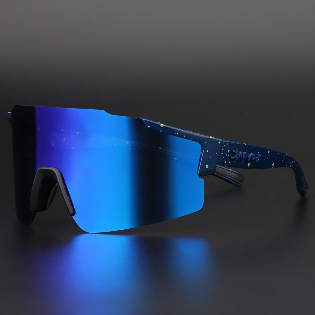 Robuste Unisex Fahrradsonnenbrille mit UV-Schutz, ideal für Outdoor-Enthusiasten und Sportler.