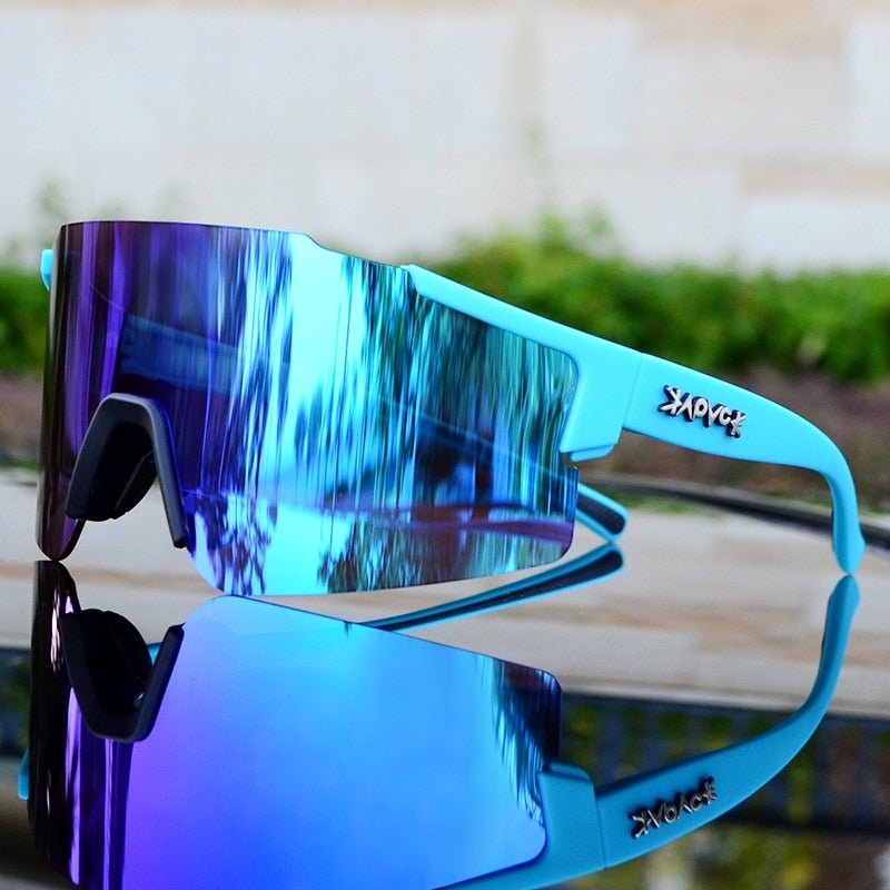 Vielseitige Unisex Sonnenbrille mit UV-Schutz, geeignet für Laufen, Radfahren und Outdoor-Sport.