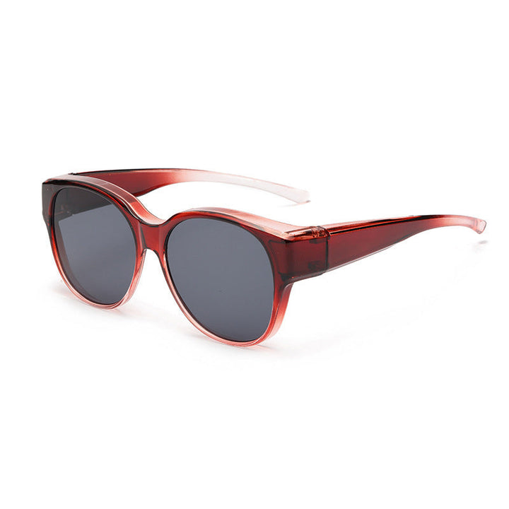 Verschiedene Farben der stilvollen Fit Over Sonnenbrille. Unisex Design mit UV400 & Polarisation.