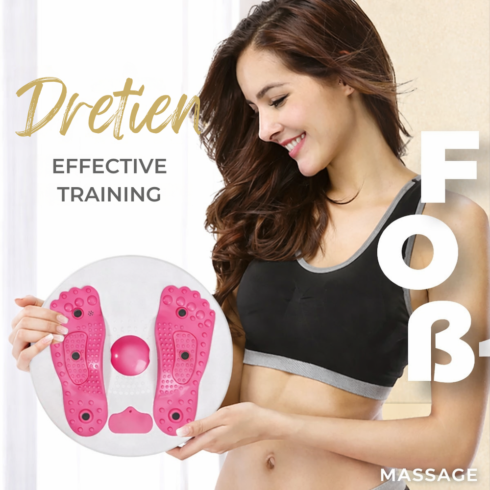 Robuste Fitness-Drehscheibe für Core- & Hüfttraining zu Hause; ideal für Bauchübungen & Stärkung.