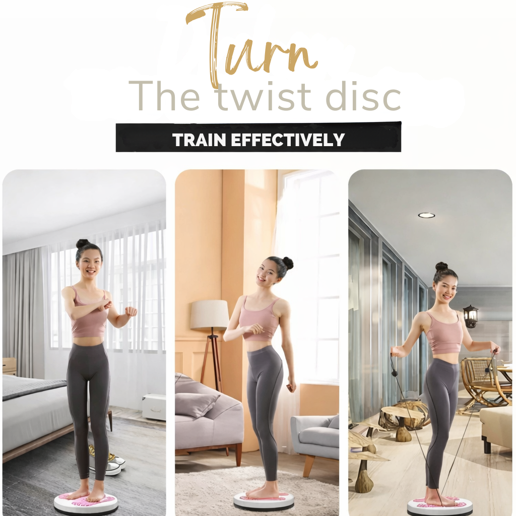 Kompakte Fitness-Scheibe mit Fußmassagefläche, perfekt für tägliches Heimtraining & gezieltes Workout.