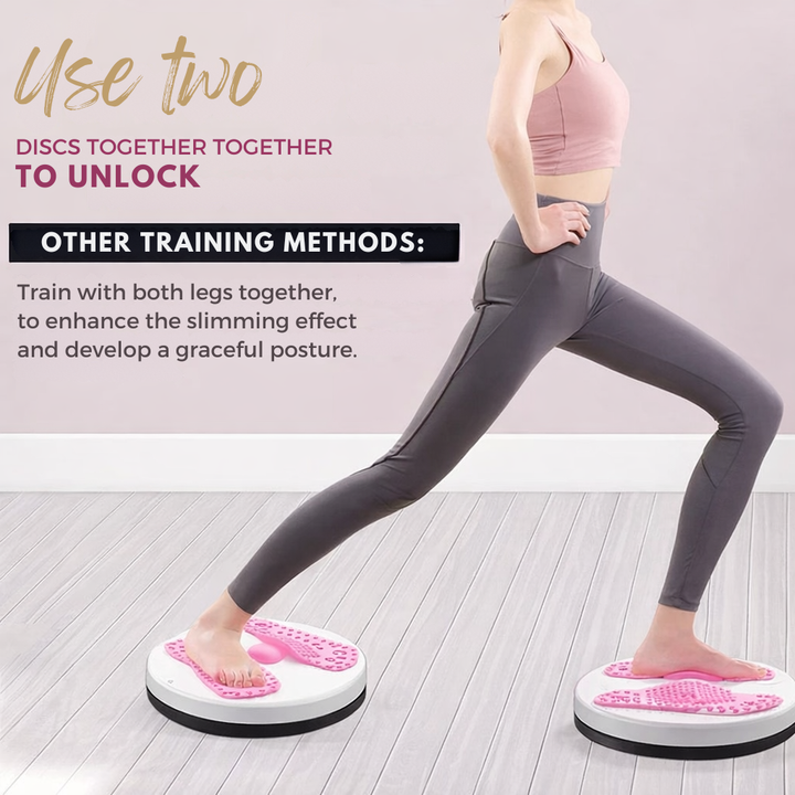 Ergonomische Drehscheibe für gezieltes Bauch- & Hüfttraining. Fördert Core-Stabilität & Durchblutung.