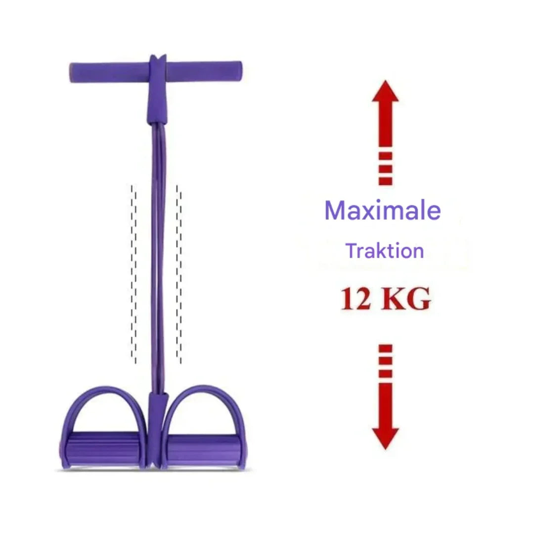 Detailaufnahme des Fitnessbands als Sportzubehör für dein tägliches Krafttraining und Workout.