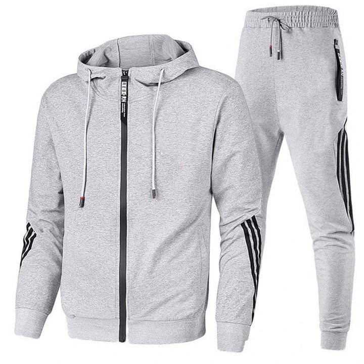 Komfortabler Unisex Jogginganzug aus weichem Stoff, stylisch für Freizeit und entspannte Tage.