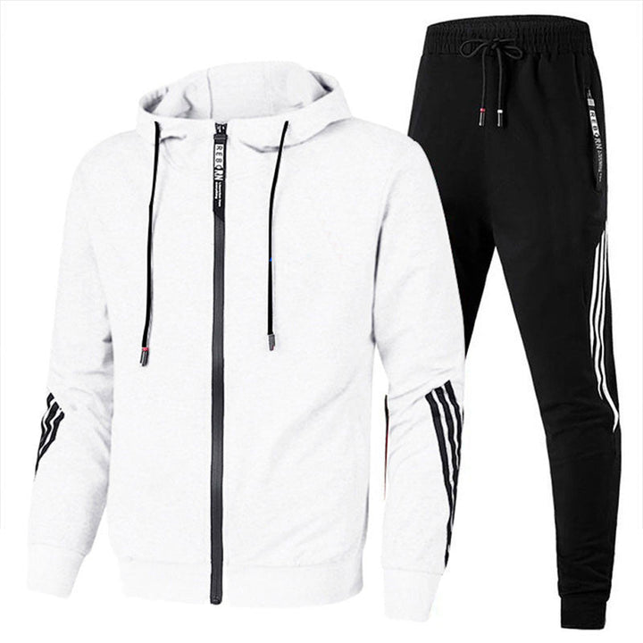 Moderner Unisex Trainingsanzug, perfekt als Freizeitkleidung oder Sportbekleidung, ganzjährig vielseitig.