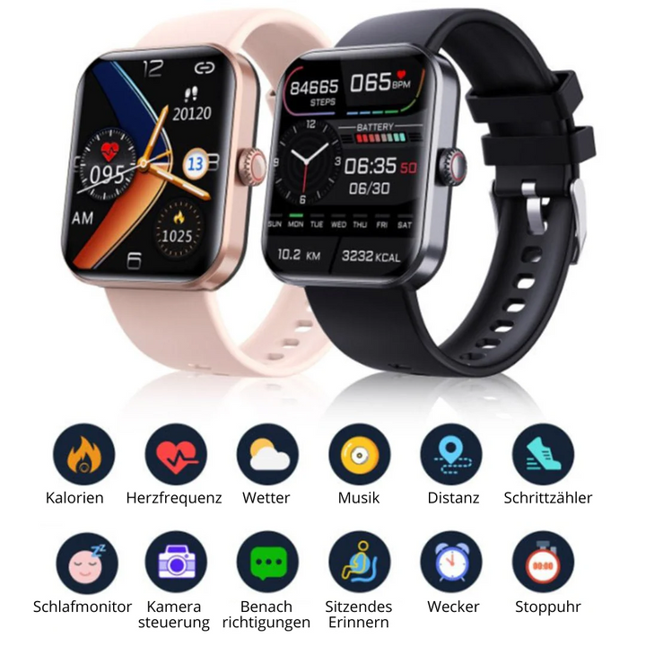 Optimieren Sie Ihre Gesundheit mit der GlucoWatch: Smartwatch für Blutzucker & Vitalwerte.