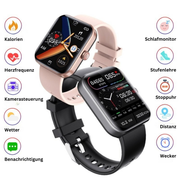 Bequemes GlucoWatch Wearable zur Blutzuckerüberwachung & Herzfrequenzmessung im Alltag.
