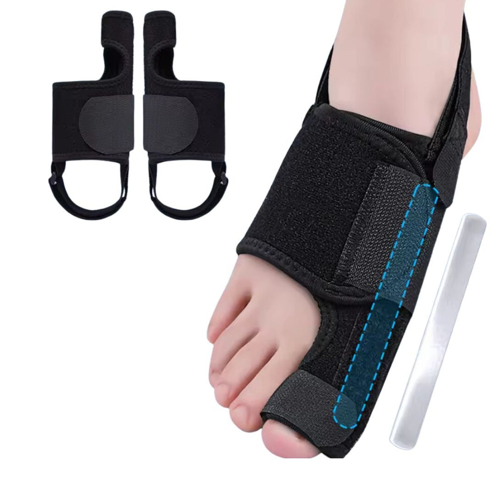 Komfortable Hallux Valgus Nachtschiene für Fußkorrektur & Schmerzlinderung; ideal für die Fußgesundheit.