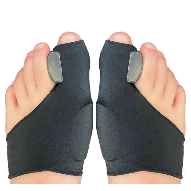 Flexibler Zehenspreizer aus Silikon zur Zehenführung, ideal bei Ballenzeh, Hallux Valgus und Fußschmerzen.