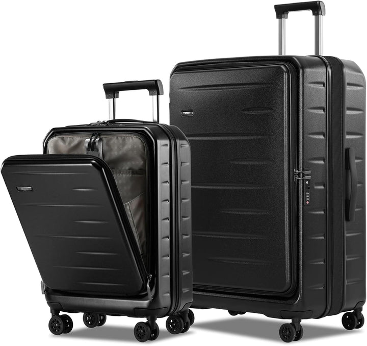 Praktischer Handgepäck-Trolley mit Frontfach, erweiterbar & TSA-Schloss für alle Airlines.