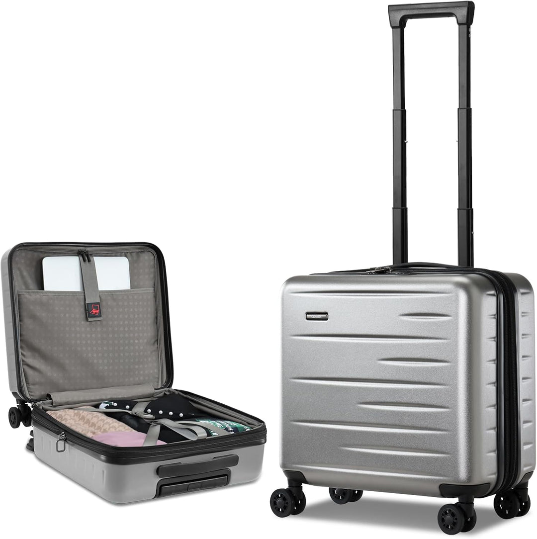 Sicherer Unisex-Reisekoffer mit Hartschale, Frontfach & TSA-Schloss; perfekt für Business & Urlaub.