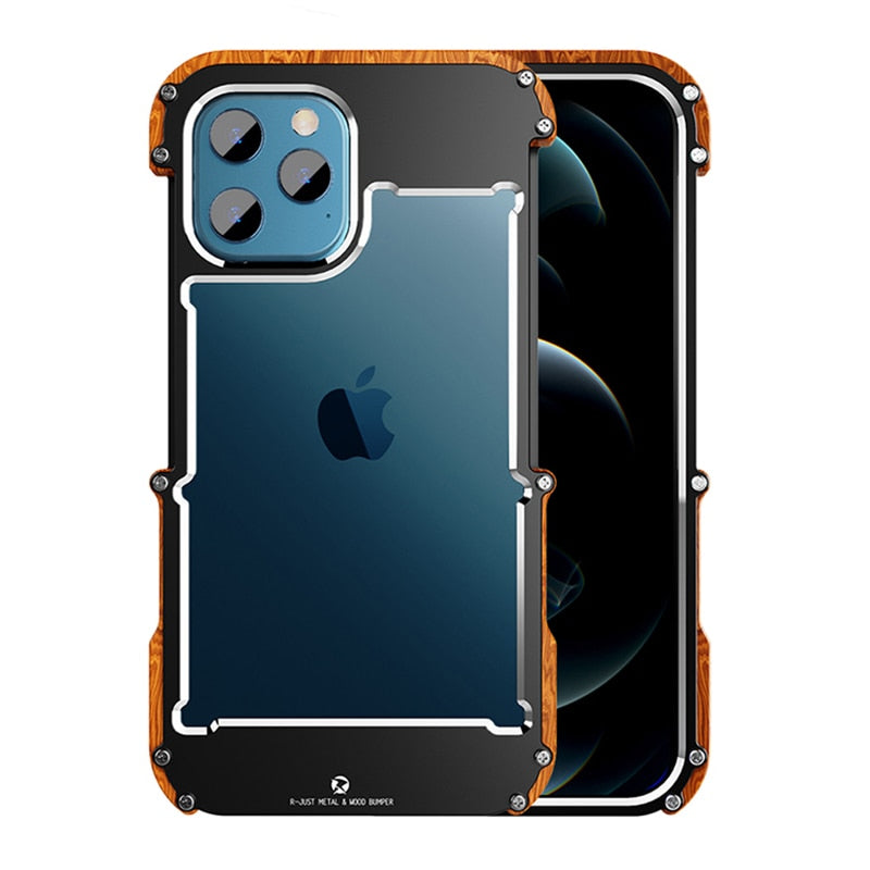 Nachhaltige Echtholz iPhone Hülle Arbori. Stilvoller Schutz mit Naturdesign für dein Handy.