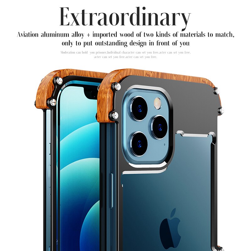 Handgefertigte Holz iPhone Hülle Arbori. Einzigartiges Naturdesign für dein Smartphone. Stilvolle Echtholz Hülle.