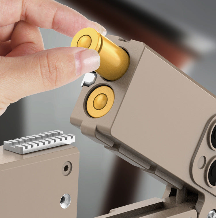 Neuheit: Spielzeugpistole im iPhone-Look mit Soft-Kugeln; cooles Gadget für Spass und originelle Geschenke.
