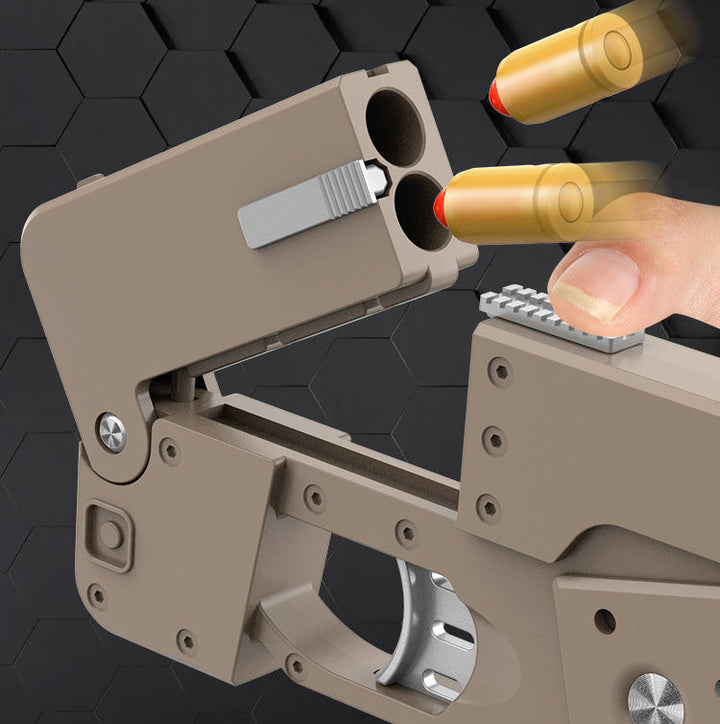 Unisex Tarnung iPhone-Design Spielzeugpistole, ein cooles Action-Spielzeug mit Soft-Kugeln für jeden Spass.