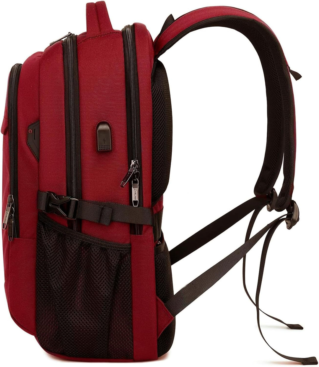 Unisex Fashion Rucksack mit Laptopfach, USB-Ladeanschluss & vielen Fächern.