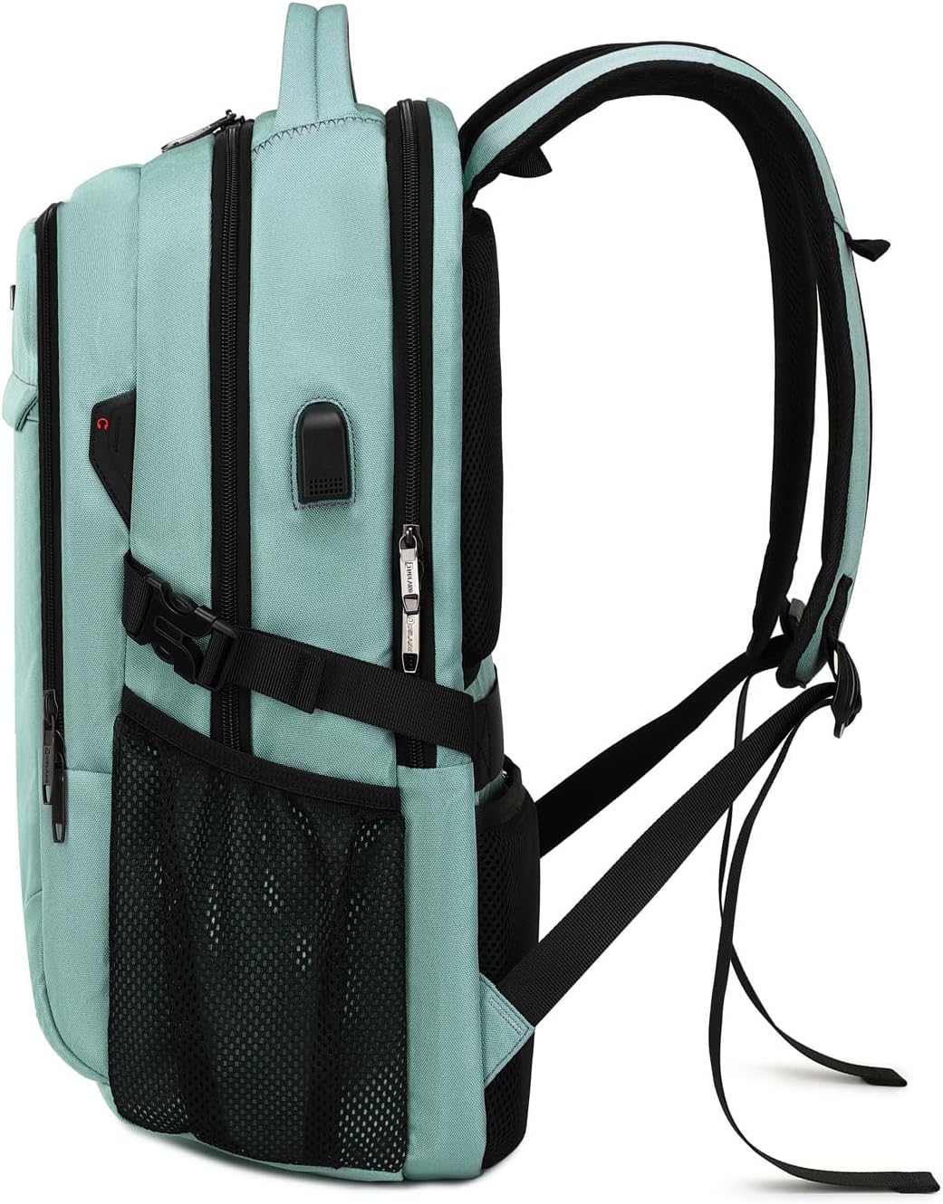 Organisierter Reise-Laptoprucksack unisex, wasserdicht und langlebig.