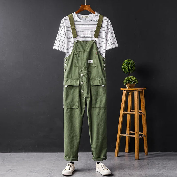 Bequemer Unisex Overall mit praktischen Taschen, ideal für Outdoor-Abenteuer & Freizeit.