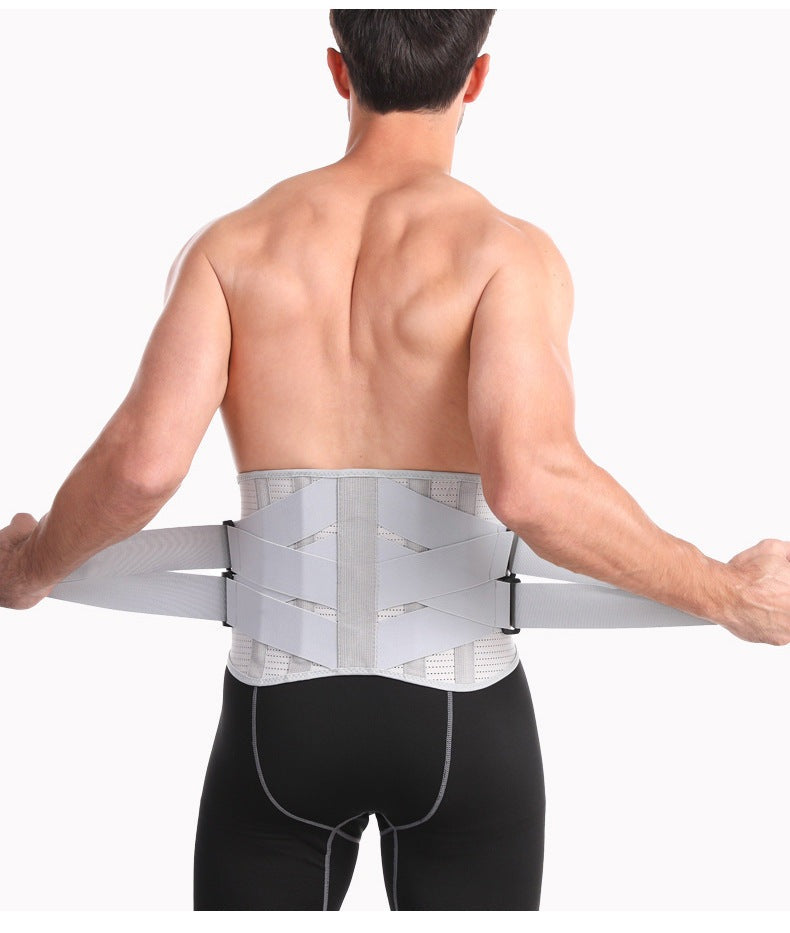 Verstellbare, atmungsaktive Rückenbandage zur Haltungskorrektur & Linderung von Rückenschmerzen.