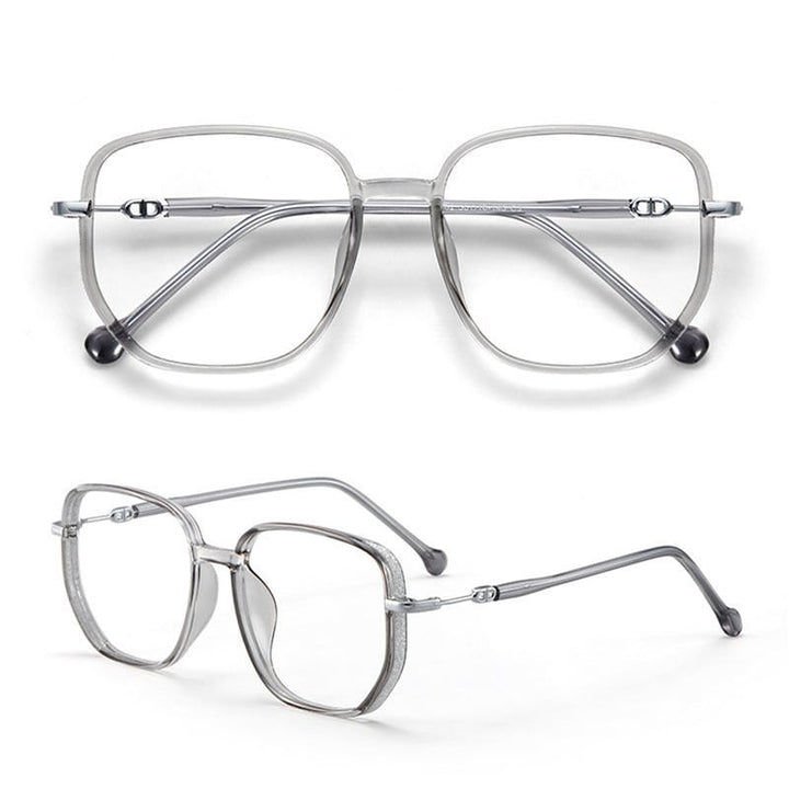 Unisex Lesebrille randlos, elegant, leicht, mit Blaulichtfilter. Ideal für Komfort beim Lesen und am Bildschirm.