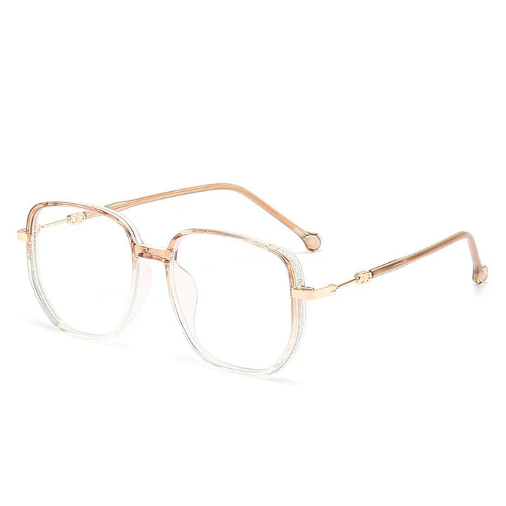 Unisex Lesebrille mit Blaulichtfilter, rahmenlos und leicht. Moderne Sehhilfe für komfortables Lesen am Bildschirm.