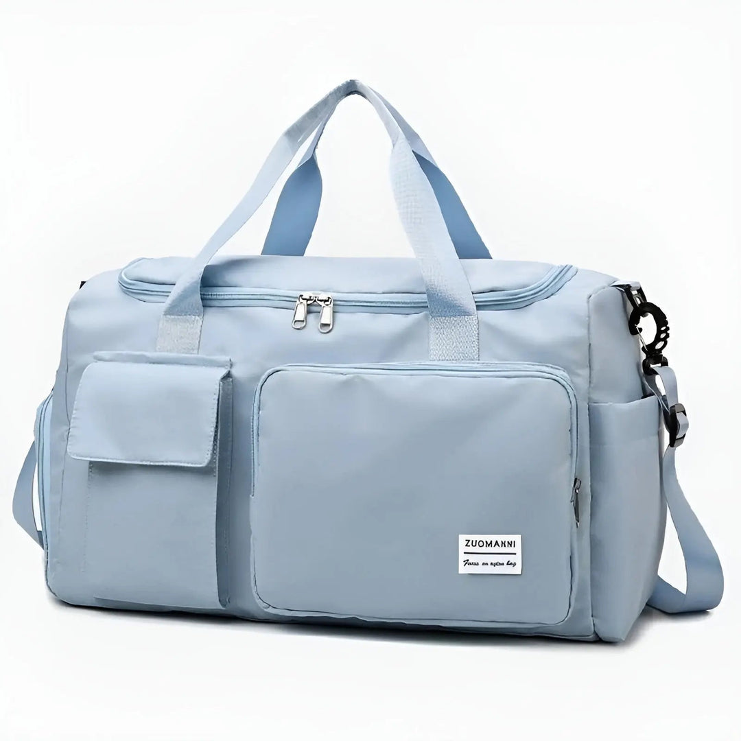 Vielseitige unisex Reisetasche, wasserdicht, als Weekender, Sport- oder Freizeittasche nutzbar.