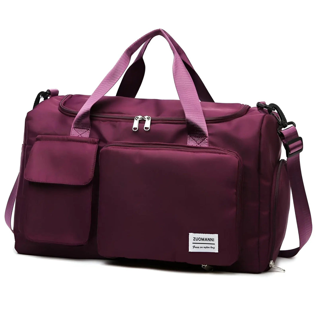 Große unisex Reisetasche, wasserdicht und robust, perfekt als Handgepäck oder für den Sport.