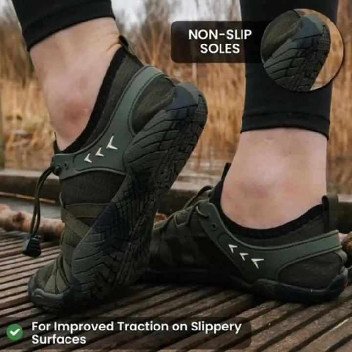 Leichter Mackenzie Flexibelschuh, ideal als Trainingsschuh oder Alltagsschuh; atmungsaktiv und rutschfest.