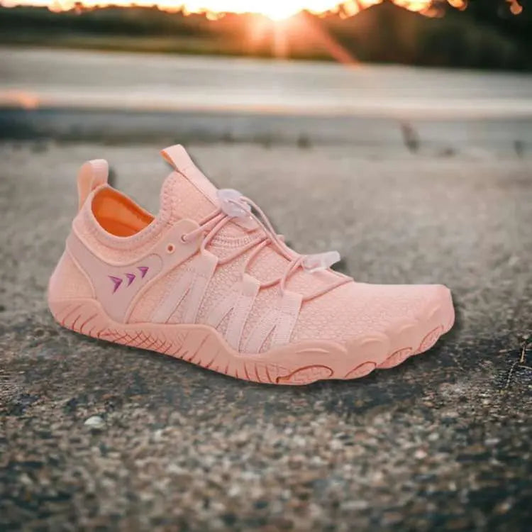 Robuster Unisex Mackenzie Barfußschuh mit rutschfester Dünnsohle für sicheren Halt bei Training und Wandern.