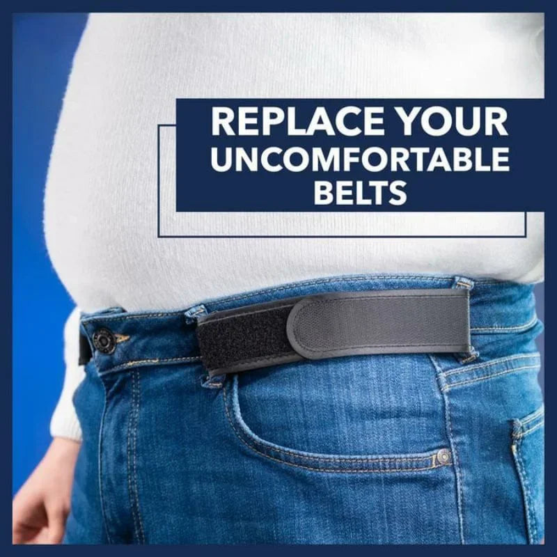 Innovativer, flexibler Gürtel ohne Schnalle. Unisex dehnbarer Alltagsgürtel bietet maximalen Komfort.