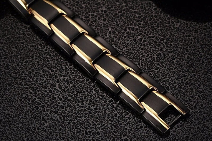 Vielseitiges Unisex-Armband: Edelstahl magnetisch, unterstützt den Energiefluss und die Gesundheit des Trägers.