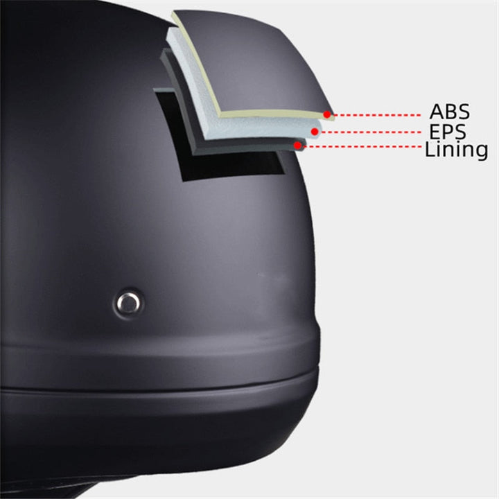 Unisex Modularhelm in Aktion beim Motorradfahren. Dieser vielseitige Vollgesichtshelm bietet sicheren Kopfschutz für Abenteuer.